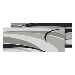 Faulkner RV Mat GRAPHIC - Black/Grey